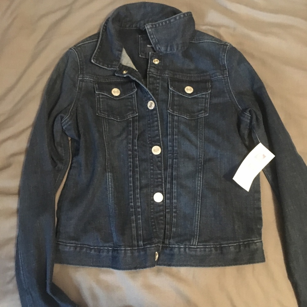 Dark Wash Gap Denim Jacket